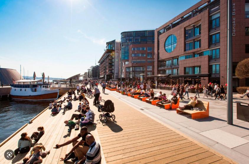 Penthouse Sentralt I Oslo Apartment Luaran gambar